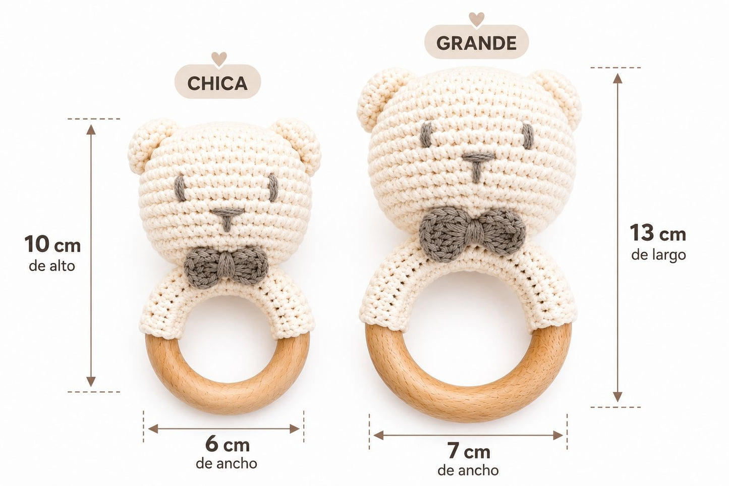 Sonajas de crochet